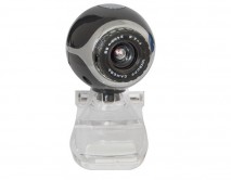 Веб-камера Defender C-090 0.3МП черная (микрофон, крепление на монитор/экран ноутбука, ручной фокус), 63090