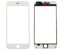 Стекло + рамка iPhone 6 Plus (5.5) белое 2 класс