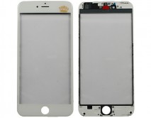 Стекло + рамка + OCA iPhone 6 Plus (5.5) белое 2 класс