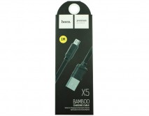 Кабель Hoco X5 microUSB - USB черный, 1м 