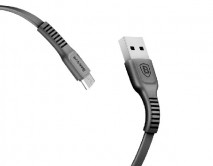 Кабель Baseus tough series microUSB - USB черный, 1м 