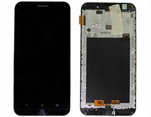 Дисплей Asus ZenFone Max (ZC550KL) в сборе черный (Под защелку на плату системного разъема)