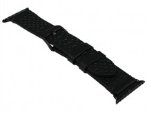 Ремешок Watch Series 38mm/40mm Beehive кожа черный