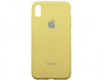 Чехол iPhone XS Max Яблоко (желтый)