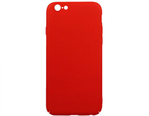 Чехол iPhone 6/6S пластик (красный)