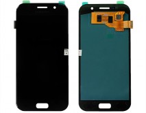 Дисплей Samsung A520F Galaxy A5 (2017) + тачскрин черный (Копия - OLED) 