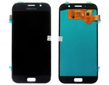 Дисплей Samsung A720F Galaxy A7 (2017) + тачскрин черный (Копия - OLED)
