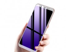 Защитное стекло Samsung A730F Galaxy A8+ (2018) Anti-blue ray черное