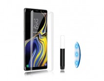 Защитное стекло Samsung N975F Galaxy Note 10+ 3D Full прозрачное с клеем и UV лампой