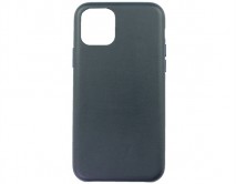 Чехол iPhone 11 Pro Leather Case без лого, темно-синий