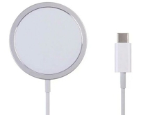 Беспроводное зарядное устройство MagSafe charger белая (hi-copy) 