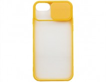 Чехол iPhone 6/6S/7/8/SE 2020 Lens Slide Mate (желтый)
