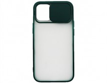 Чехол iPhone 12 Mini Lens Slide Mate (зеленый)
