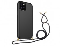 Чехол iPhone 6/6S/7/8 Plus BIO + шнурок (черный)