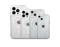 Чехол iPhone 12 Mini Acrylic MagSafe, с магнитом, прозрачный