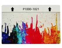 Защитная плёнка текстурная на заднюю часть "Краски" (Палитра, 1021)