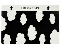 Защитная плёнка текстурная на заднюю часть "Узоры" (Облака белые, C1819)