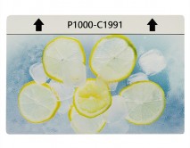 Защитная плёнка текстурная на заднюю часть "Фрукты" (Лимон, С1991)