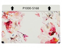 Защитная плёнка текстурная на заднюю часть "Цветы" (Цветы розовые, S168)