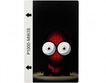 Защитная плёнка текстурная на заднюю часть "Супергерои" (Человек паук, мультяшный,  MW28)