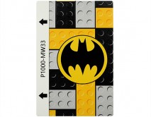 Защитная плёнка текстурная на заднюю часть "Супергерои" (Бэтмэн Лего значок, MW33)