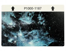 Защитная плёнка текстурная на заднюю часть "Космос" (Млечный путь, 1187)