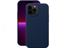 Чехол iPhone 13 Pro Max Deppa Liquid Silicone Pro (синий графит), 88104