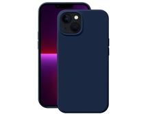 Чехол iPhone 13 Deppa Liquid Silicone Pro (синий графит),88098
