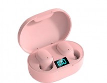 Bluetooth  стереогарнитура E6S розовые 