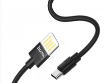 Кабель Hoco U55 Type-C - USB 3A, черный, 1,2м 
