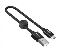 Кабель Hoco X35 micro - USB черный, 0,25м 