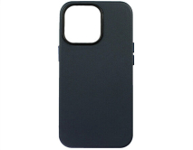 Чехол iPhone 13 Pro Leather Case без лого, темно-синий