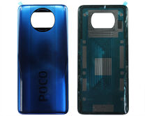 Задняя крышка Xiaomi Poco X3 Pro синяя 1 класс 