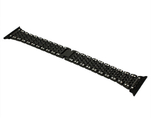 Ремешок Watch Series 38mm/40mm New diamond metal band черный