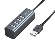 USB HUB Awei CL-122 USB to USB2.0*4, черный
