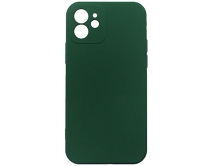 Чехол iPhone 12 Colorful (темно-зеленый)