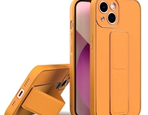 Чехол iPhone 13 Pro Max Sunny Leather+Stander (золотой)