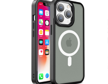 Чехол iPhone 13 Pro Max Matte Case MagSafe (черный)