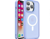 Чехол iPhone 14 Plus/15 Plus Matte Case MagSafe (лиловый) 