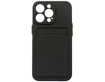 Чехол iPhone 13 Pro TPU CardHolder (черный) 
