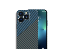 Чехол iPhone 12 Pro LUXO Kevlar MagSafe (J211 зеленый/голубой)