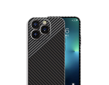 Чехол iPhone 12 Pro Max LUXO Kevlar MagSafe (J165 черный/серый)