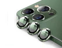 Защитная накладка на камеру iPhone 13/13 mini зеленая (комплект 2шт)