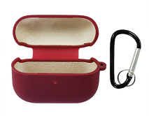 Чехол AirPods Pro/Pro2 Protection Case, в прозрачной упаковке, бордовый