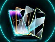 Защитное стекло iPhone XR/11 Neon зеленое 