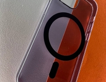 Чехол iPhone 14 Clear Case MagSafe hi-copy (фиолетовый) 