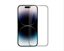 Защитное стекло iPhone 15 3D (тех упак) черное   