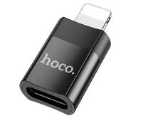 OTG Hoco UA17 lightning папа to Type-C мама USB2.0 черный 