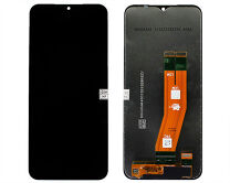 Дисплей Samsung A145F Galaxy A14(4G) + тачскрин черный (LCD Оригинал/Замененное стекло) 