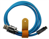 Кабель Type-C - USB 120Вт синий, 1м 